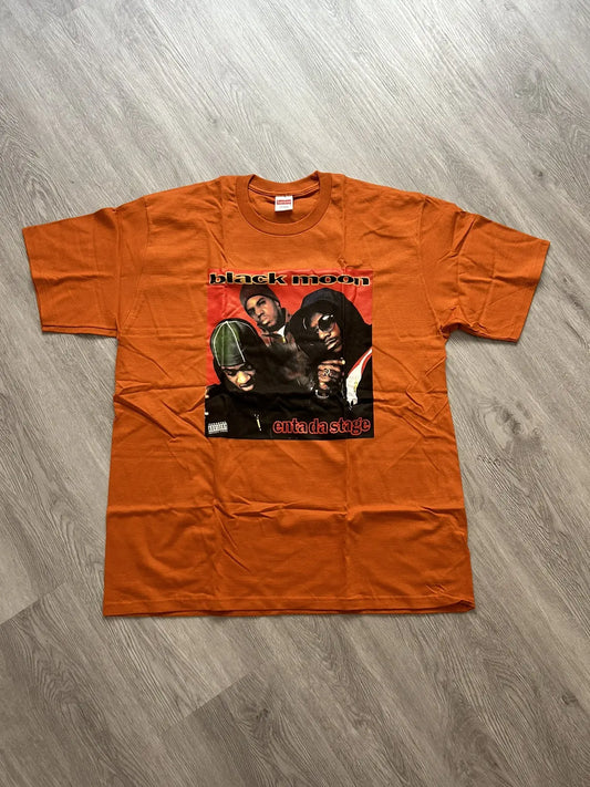 Supreme Black Moon Orange Tee