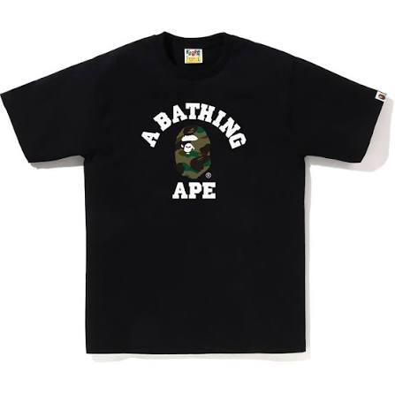 BAPE GREEN CAMO CLASSIC T-SHIRT
