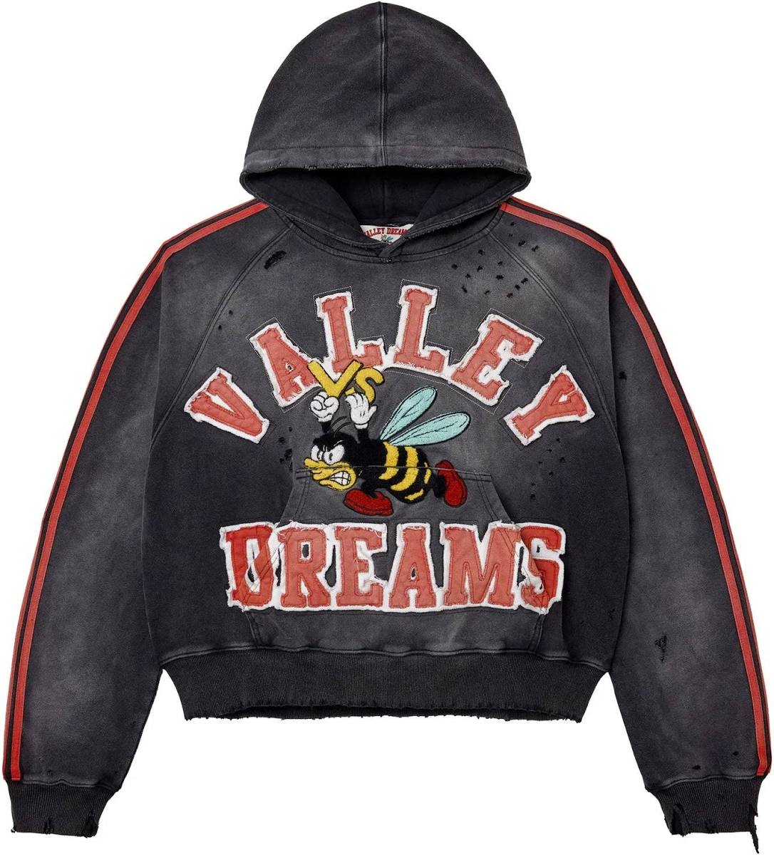 Vale Anthem Bee Hoodie RED STRIPES