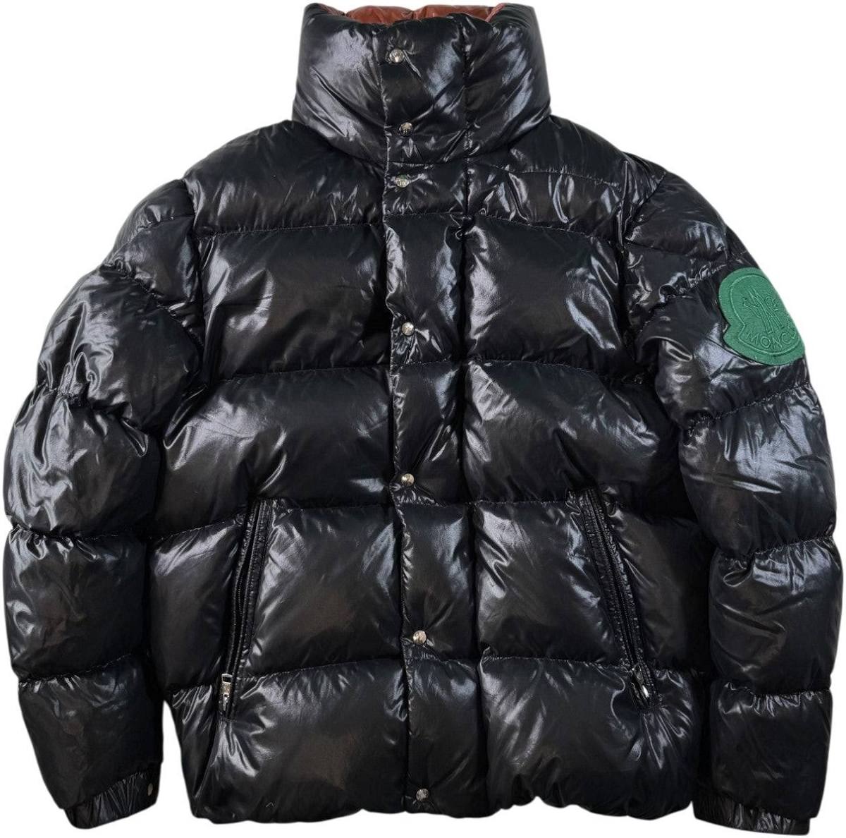 Moncler "Dervaux" Black & Green Jacket