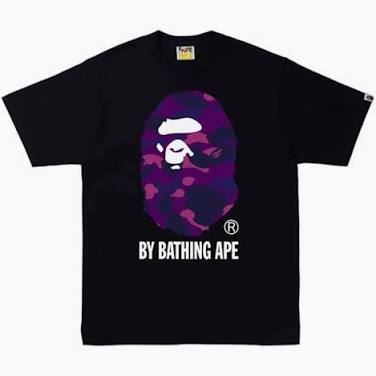 BAPE PURPLE CAMO T-SHIRT