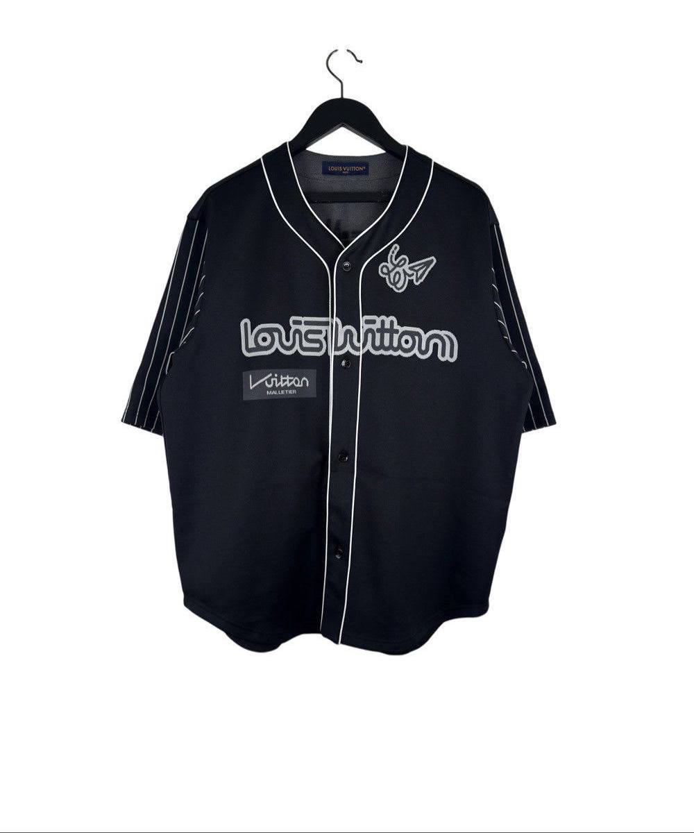 Louis Vuitton Logo Baseball Jersey